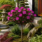 Azalka japonská (Azalea japonica) ´PURPLE SPLENDOUR´ - výška 60-70 cm, kont. C2L - NA KMIENKU
